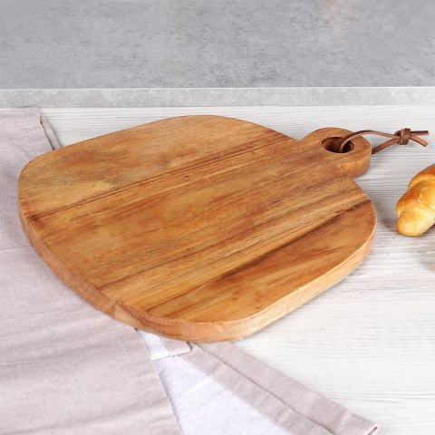 Deska do krojenia i serwowania drewniana 28x23cm HOME STYLING COLLECTION 259336