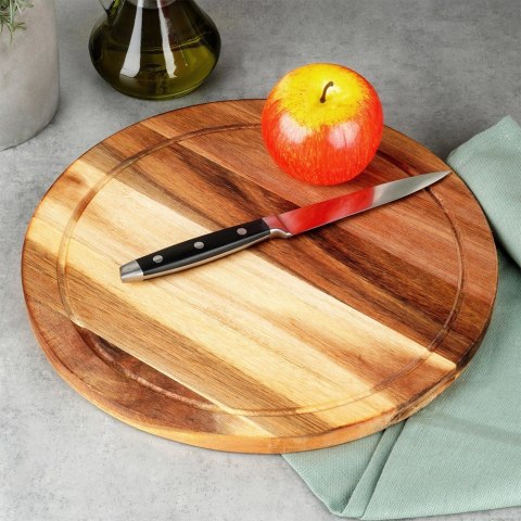 Deska do krojenia i serwowania drewniana 30cm EXCELLENT HOUSEWARE 259697