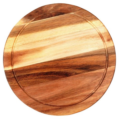 Deska do krojenia i serwowania drewniana 30cm EXCELLENT HOUSEWARE 259697