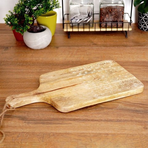 Deska do krojenia i serwowania drewniana 38.5x19.5cm VILDE 139195