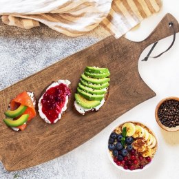 Deska do krojenia i serwowania drewniana MANGO 61x22cm ORION 126842