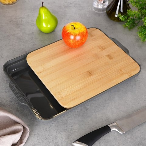 Deska do krojenia kuchenna bambusowa 27x24cm EXCELLENT HOUSEWARE 259360