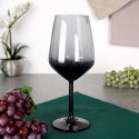 Kieliszek do wina białego czerwonego szklany czarny XXL duży 490ml VILDE 139303