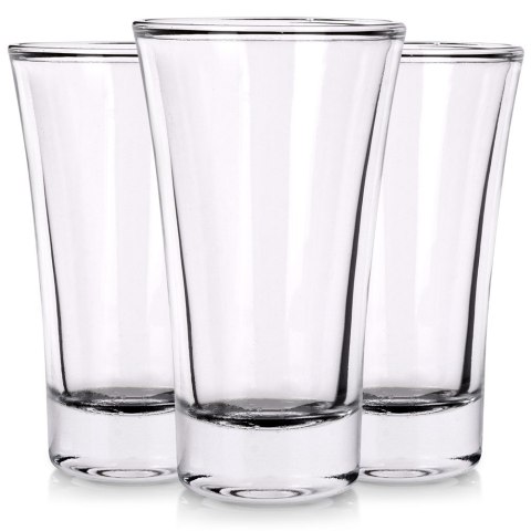 Kieliszki do wódki szklane duże 60ml zestaw komplet kieliszków 3SZT EXCELLENT HOUSEWARE 139432