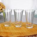 Kieliszki do wódki szklane duże 60ml zestaw komplet kieliszków 3SZT EXCELLENT HOUSEWARE 139432