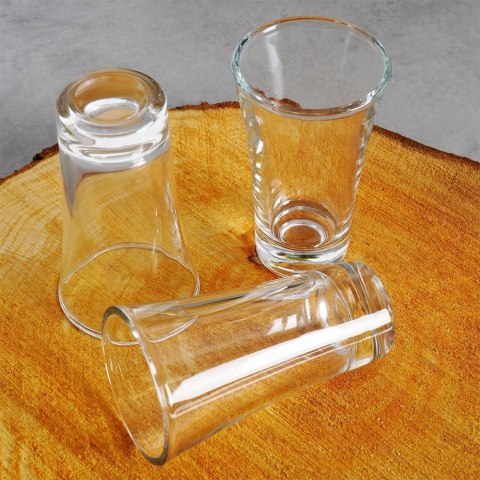 Kieliszki do wódki szklane duże 60ml zestaw komplet kieliszków 3SZT EXCELLENT HOUSEWARE 139432