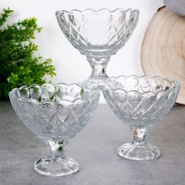 Pucharki do lodów deserów deserków szklane 180ml 3SZT pucharek EXCELLENT HOUSEWARE 139351