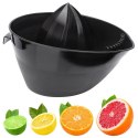Ręczna wyciskarka do cytrusów owoców cytryn soku wyciskacz czarny VILDE 259149