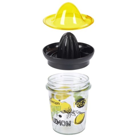 Ręczna wyciskarka do cytrusów wyciskacz ze szklanym pojemnikiem 320ml VILDE 259244