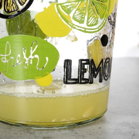 Ręczna wyciskarka do cytrusów wyciskacz ze szklanym pojemnikiem 320ml VILDE 259244