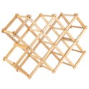 Stojak na wino butelki wina drewniany duży do 10 butelek 54x36cm EXCELLENT HOUSEWARE 229077