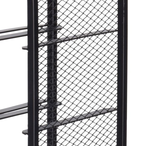 Stojak na wino butelki wina metalowy czarny DUŻY do 20 butelek 45x63cm HOME STYLING COLLECTION 730115