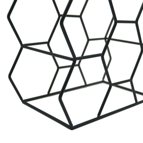 Stojak na wino butelki wina metalowy czarny do 11 butelek 44x29cm HOME STYLING COLLECTION 730162-C