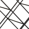 Stojak na wino butelki wina metalowy czarny do 13 butelek 42x42cm HOME STYLING COLLECTION 730125