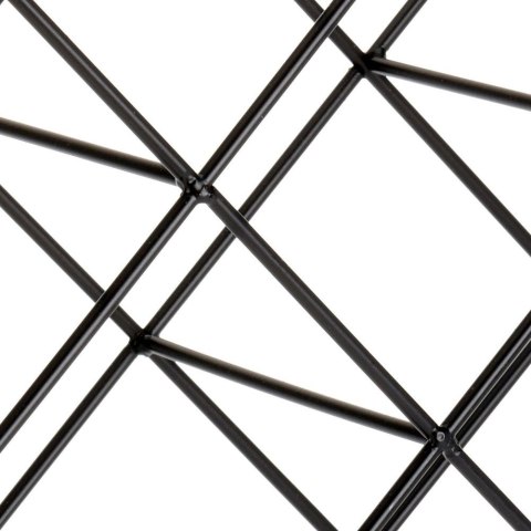 Stojak na wino butelki wina metalowy czarny do 13 butelek 42x42cm HOME STYLING COLLECTION 730125