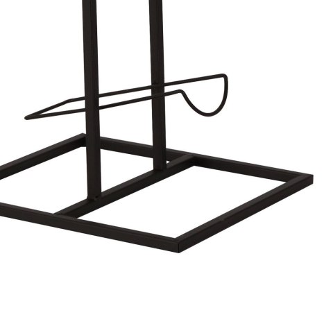 Stojak na wino butelki wina metalowy czarny do 6 butelek 27x84cm HOME STYLING COLLECTION 122917