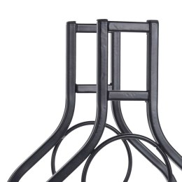 Stojak na wino butelki wina metalowy czarny do 9 butelek 22x69cm HOME STYLING COLLECTION 730121