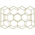 Stojak na wino butelki wina metalowy złoty do 11 butelek 44x29cm HOME STYLING COLLECTION 730162-Z