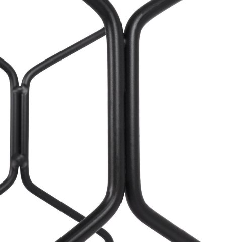 Stojak na wino butelki wina organizer metalowy czarny do 8 butelek VILDE 229031