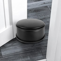 Stoper do drzwi metalowy czarny odbojnik odbój ogranicznik ciężki 11.5cm VILDE 568015