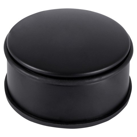 Stoper do drzwi metalowy czarny odbojnik odbój ogranicznik ciężki 11.5cm VILDE 568015