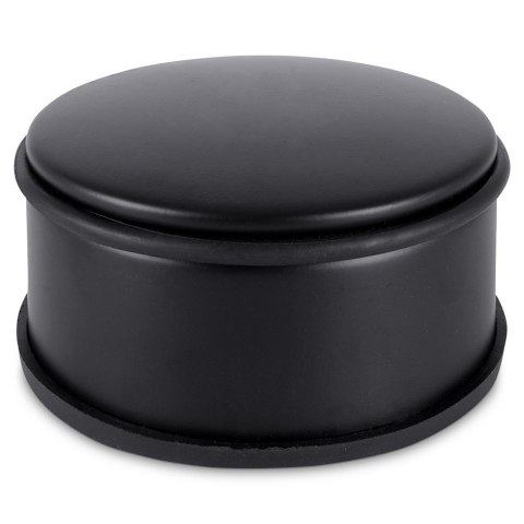 Stoper do drzwi metalowy odbojnik ogranicznik czarny ciężki 11x5cm HIT 569538