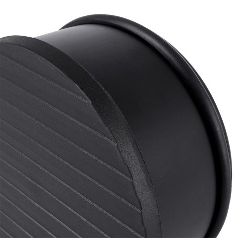 Stoper do drzwi metalowy odbojnik ogranicznik czarny ciężki 11x5cm HIT 569538