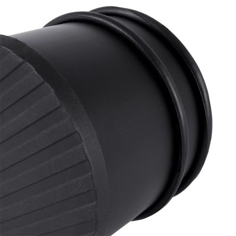 Stoper do drzwi metalowy odbojnik ogranicznik czarny ciężki 9x7.5cm HIT 569539