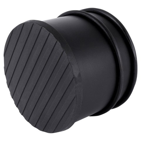 Stoper do drzwi stalowy czarny odbojnik blokada ogranicznik 9cm VILDE 568098