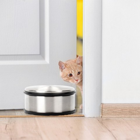 Stoper do drzwi stalowy odbojnik blokada ogranicznik 11.5x5.5cm VILDE 568111