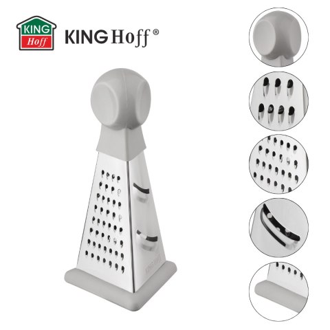 Tarka do warzyw, 3-stronna, stal nierdzewna, KINGHOFF KH-1987