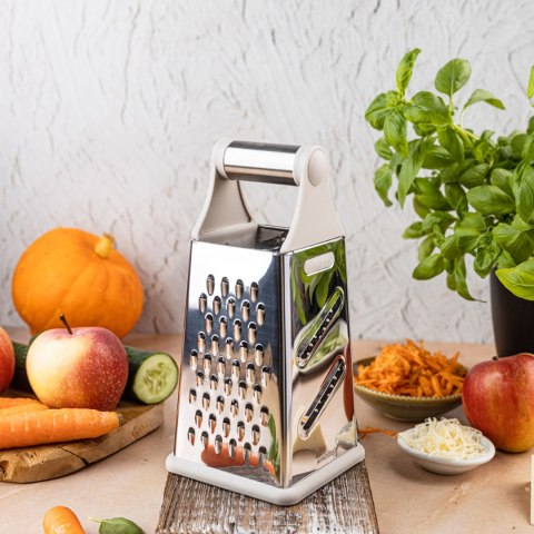 Tarka do warzyw, 4-stronna, stal nierdzewna, KINGHOFF KH-1992