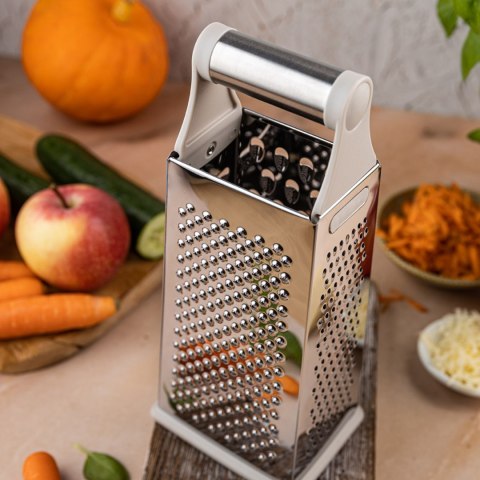 Tarka do warzyw, 4-stronna, stal nierdzewna, KINGHOFF KH-1992