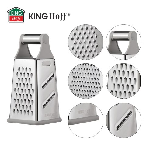 Tarka do warzyw, 4-stronna, stal nierdzewna, KINGHOFF KH-1992