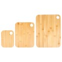 Zestaw desek deski do krojenia warzyw i owoców bambusowe 3SZT VILDE 259725