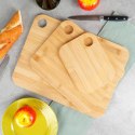 Zestaw desek deski do krojenia warzyw i owoców bambusowe 3SZT VILDE 259725