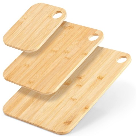 Zestaw desek deski do krojenia warzyw i owoców bambusowe 3SZT VILDE 259725