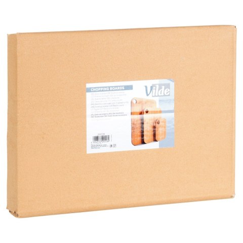 Zestaw desek deski do krojenia warzyw i owoców bambusowe 3SZT VILDE 259725