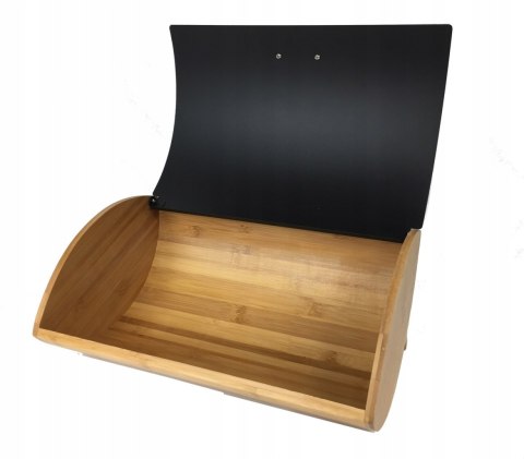 Chlebak bambusowo-stalowy KRISBERG COSMIC KS-2621 czarny