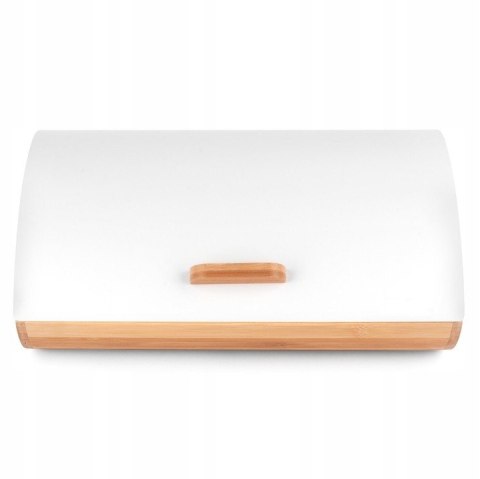 Chlebak bambusowo-stalowy KRISBERG COSMIC KS-2622 biały