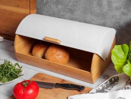 Chlebak drewniany z pokrywą bezkolizyjną KRISBERG KS-2612