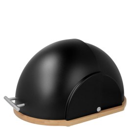 Chlebak duży bambusowo-akrylowy, pojemnik na chleb, z deską, KRISBERG KS-2628