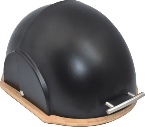 Chlebak duży bambusowo-akrylowy, pojemnik na chleb, z deską, KRISBERG KS-2628