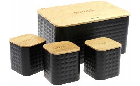 Chlebak w zestawie z 3 pojemnikami KRISBERG KS-2619