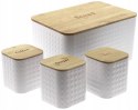 Chlebak w zestawie z 3 pojemnikami KRISBERG KS-2620