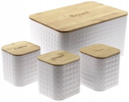 Chlebak w zestawie z 3 pojemnikami KRISBERG KS-2620