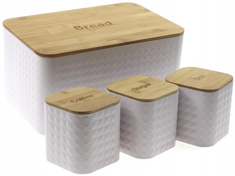 Chlebak w zestawie z 3 pojemnikami KRISBERG KS-2620