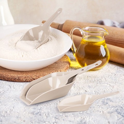 Łopatki kuchenne do nabierania łopatka zestaw komplet 4 sztuki ORION 143019