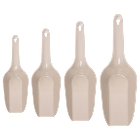 Łopatki kuchenne do nabierania łopatka zestaw komplet 4 sztuki ORION 143019