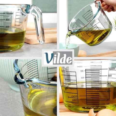 Miarka kuchenna do kuchni szklana duża XL 1L VILDE 259722